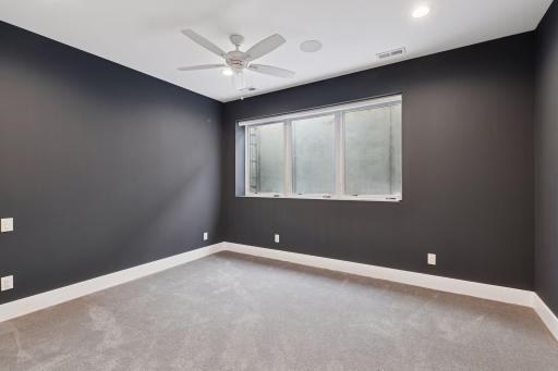 ...double egress window and huge walk-in closet