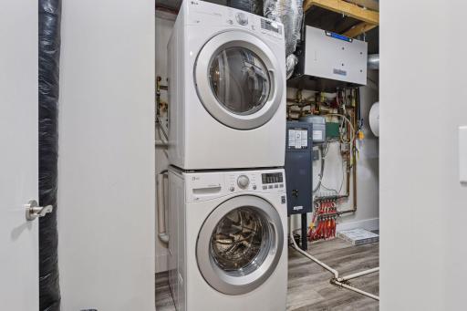Second laundry room in lower level just steps from bedroom