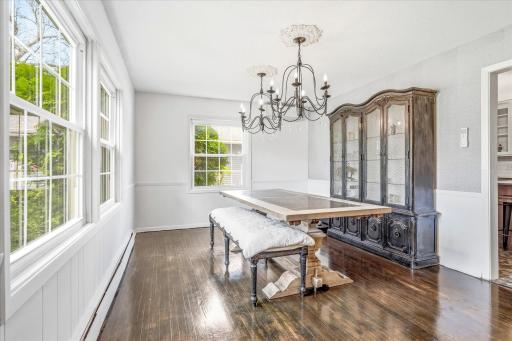 Room for the whole family and the China hutch