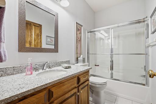 3/4 guest bathroom on main level