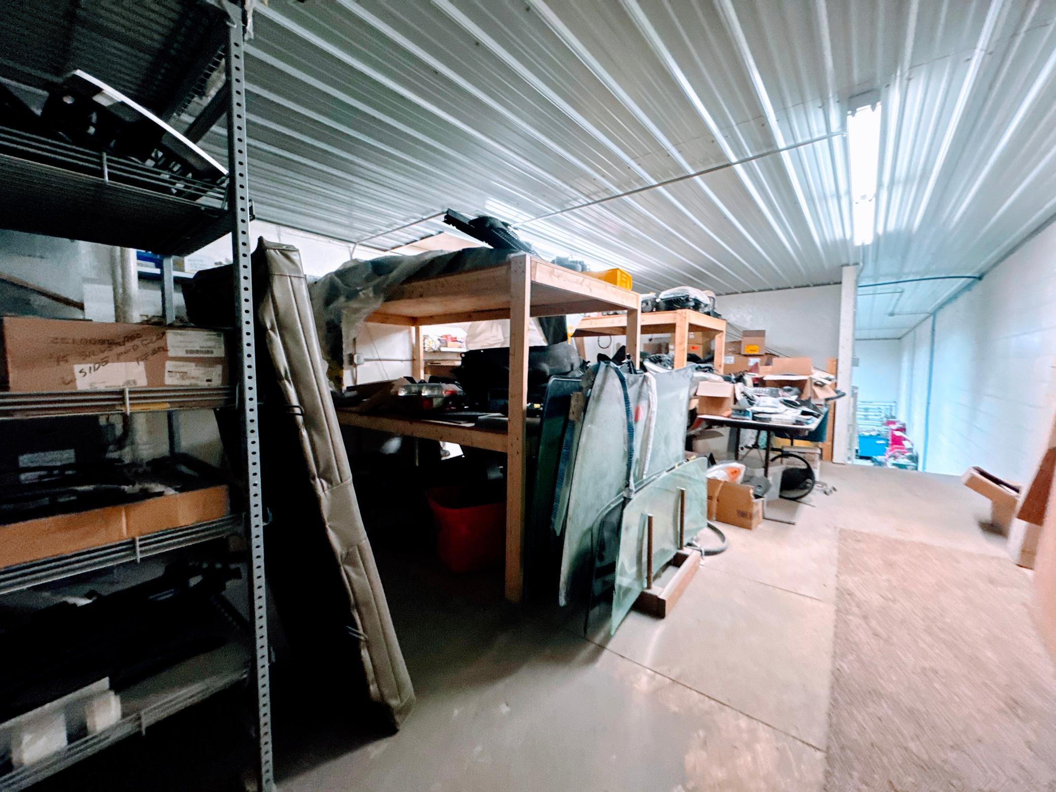 upstairs storage.