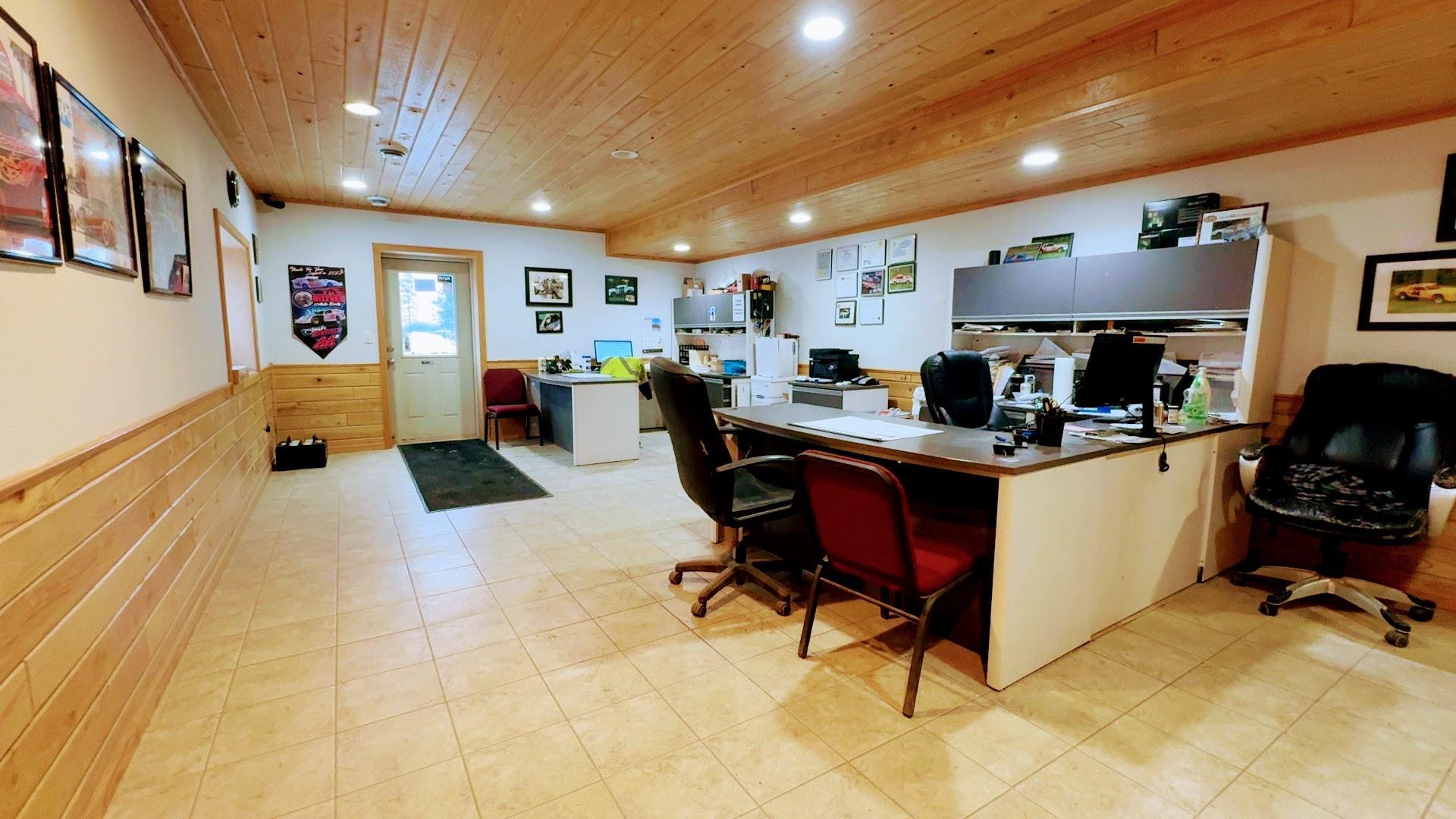 Large front office and reception area.