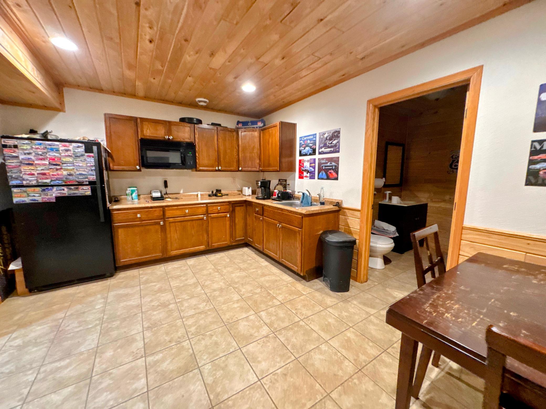 huge breakroom.