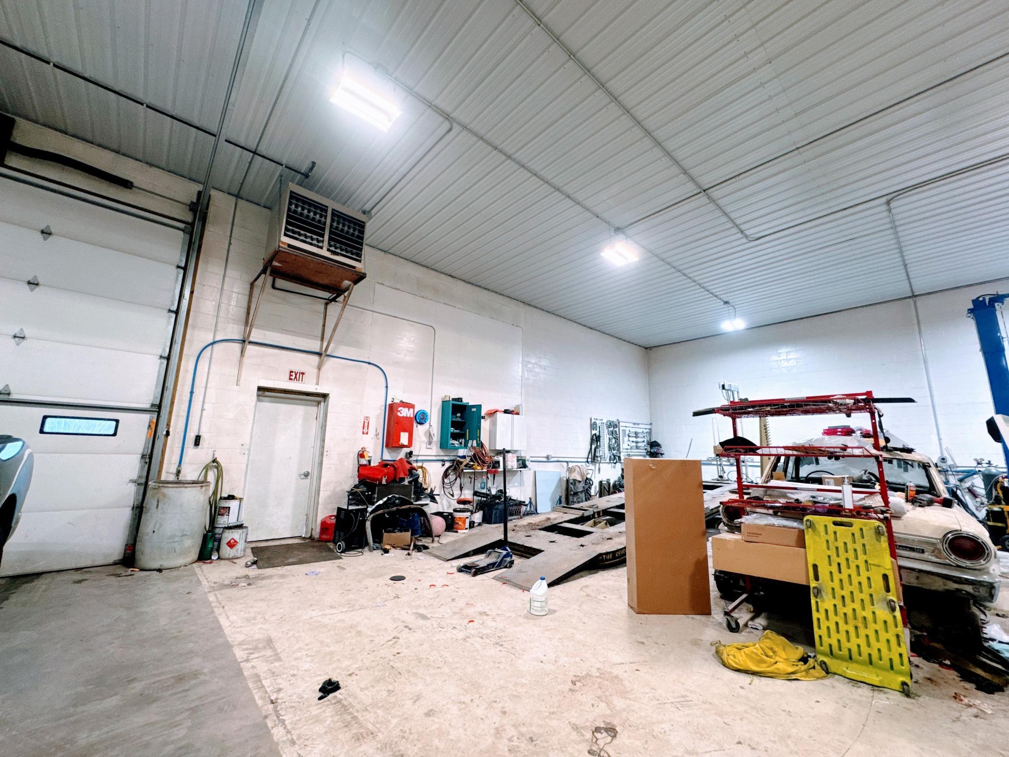 heated and well insulated shop.