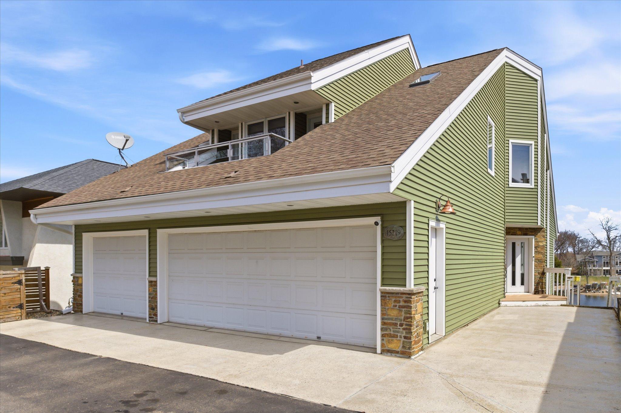 Angled exterior view showing side entry access.