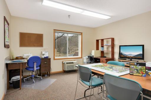 A dedicated creative space for hobbies and puzzles!