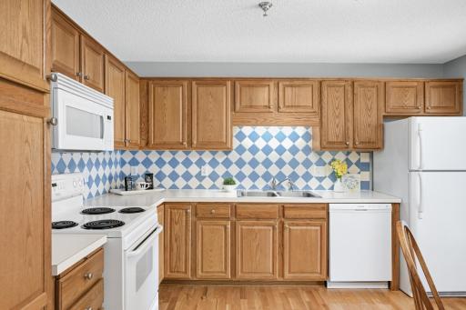 Plenty of cabinet and counter space for the chef!
