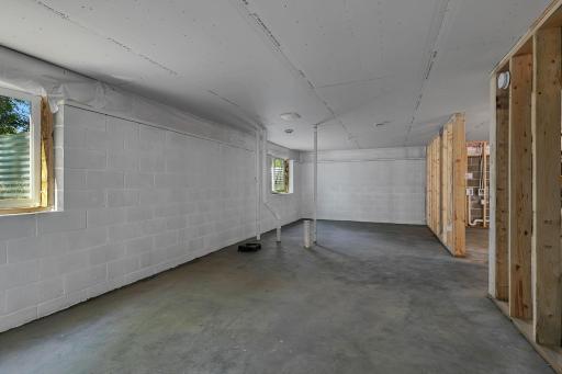 lower level bedroom areas