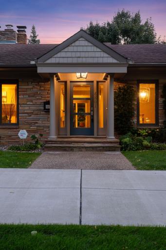 Front entryway into the home