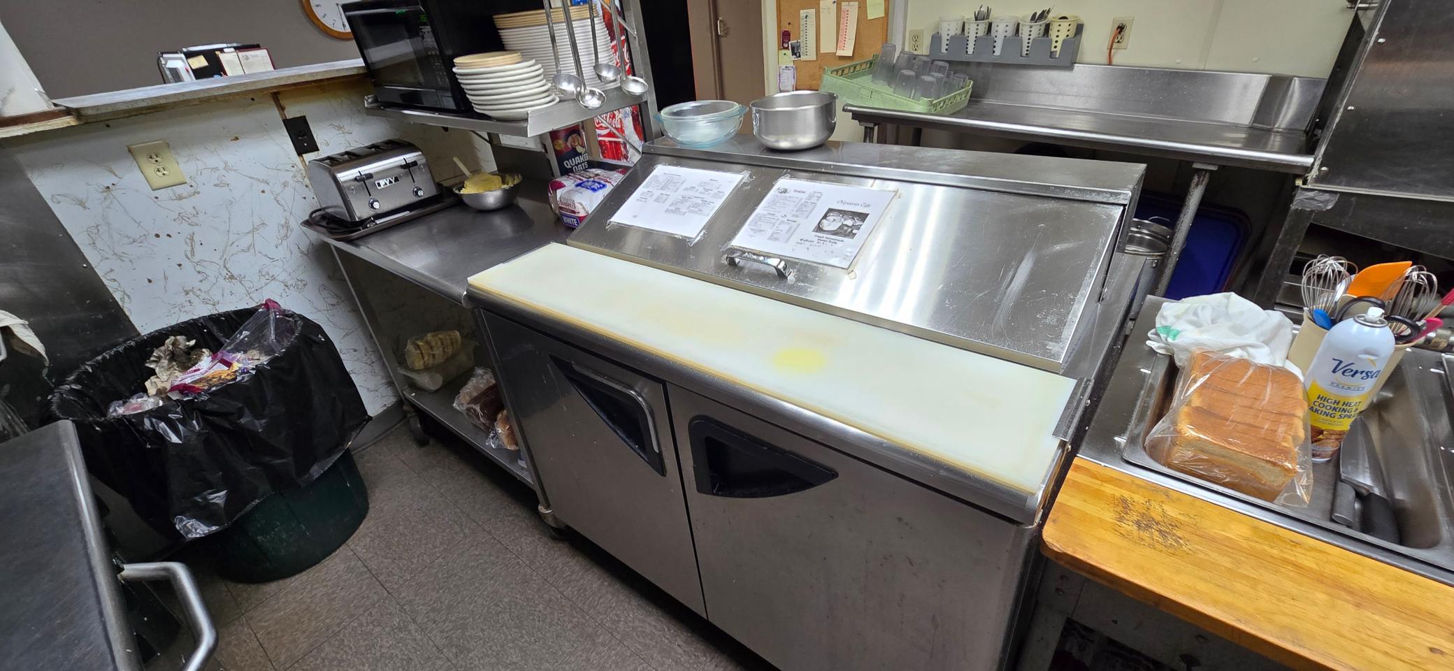 Kitchen sandwich table