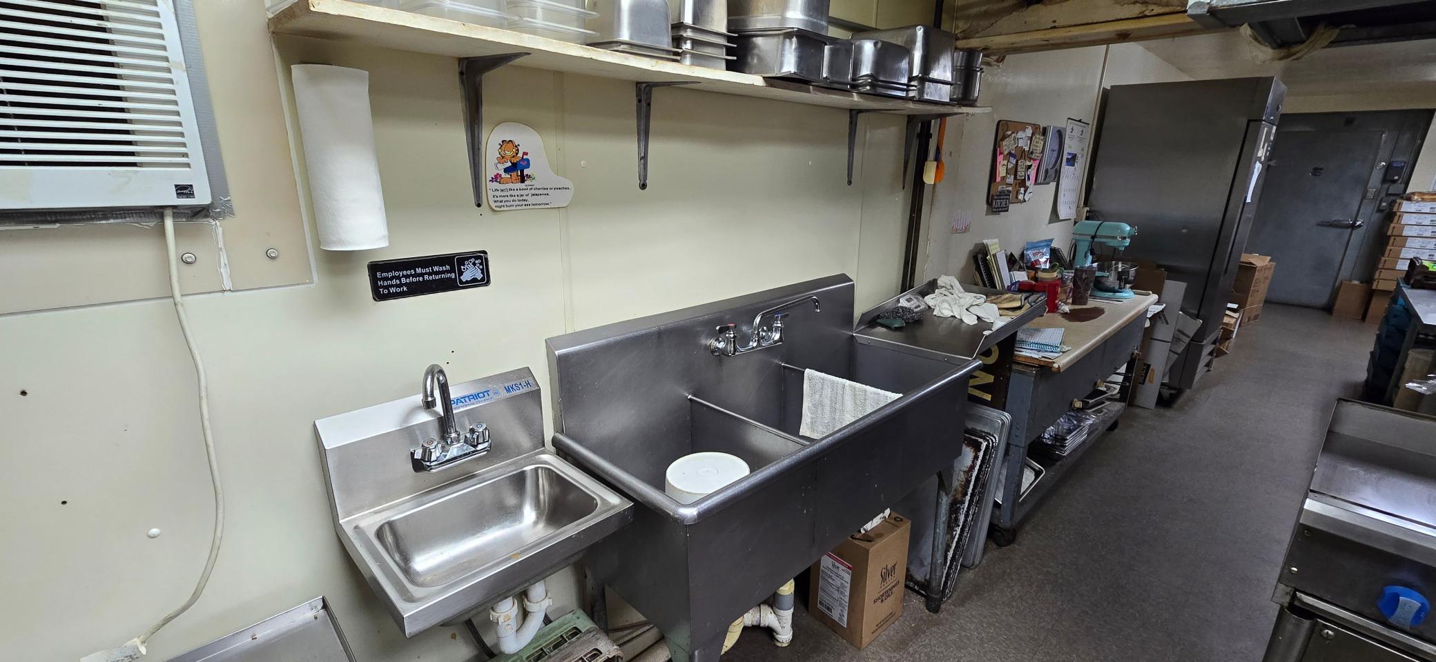 3-Bin + Hand Sink