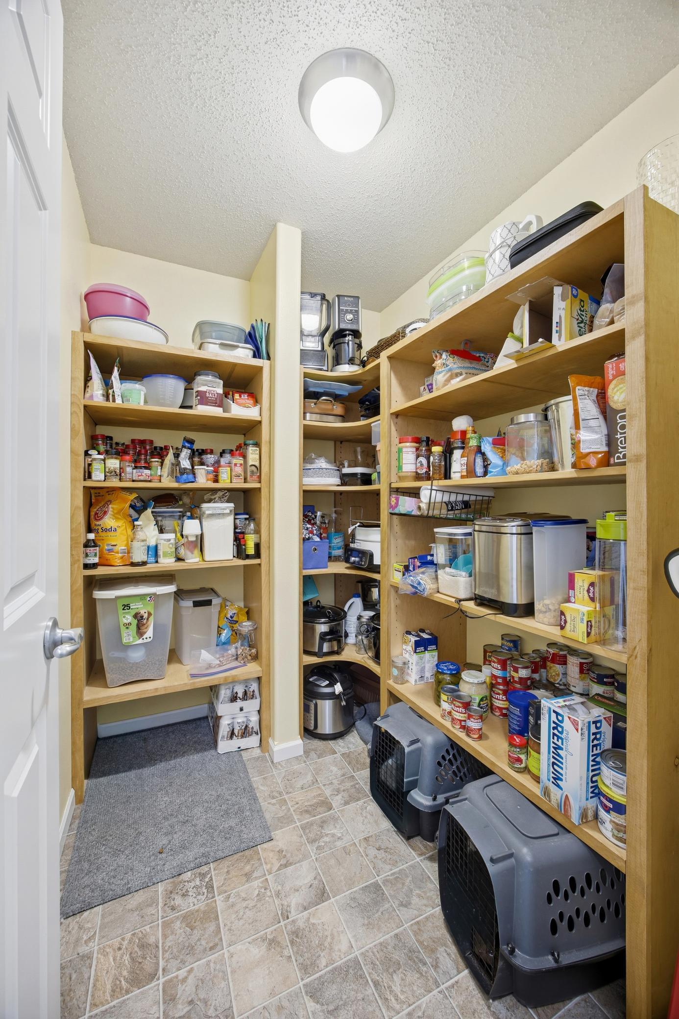 Pantry- Plenty of storage