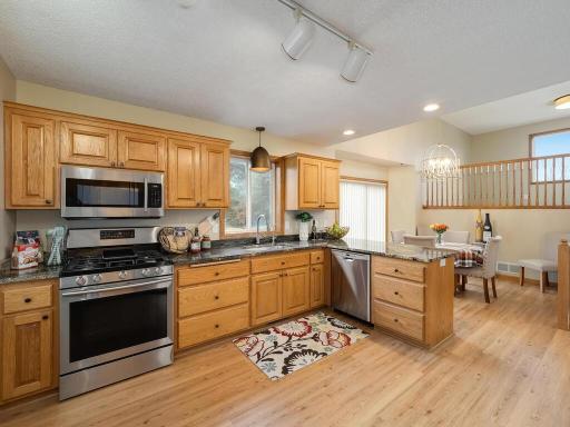 Those Stainless Steel Appliances-Granite-Lighting...