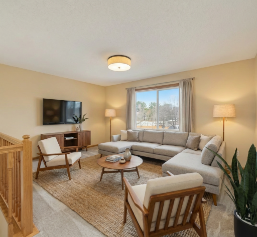 AI Staged to Help Your Vision! Space for a LARGE Sectional!!!
