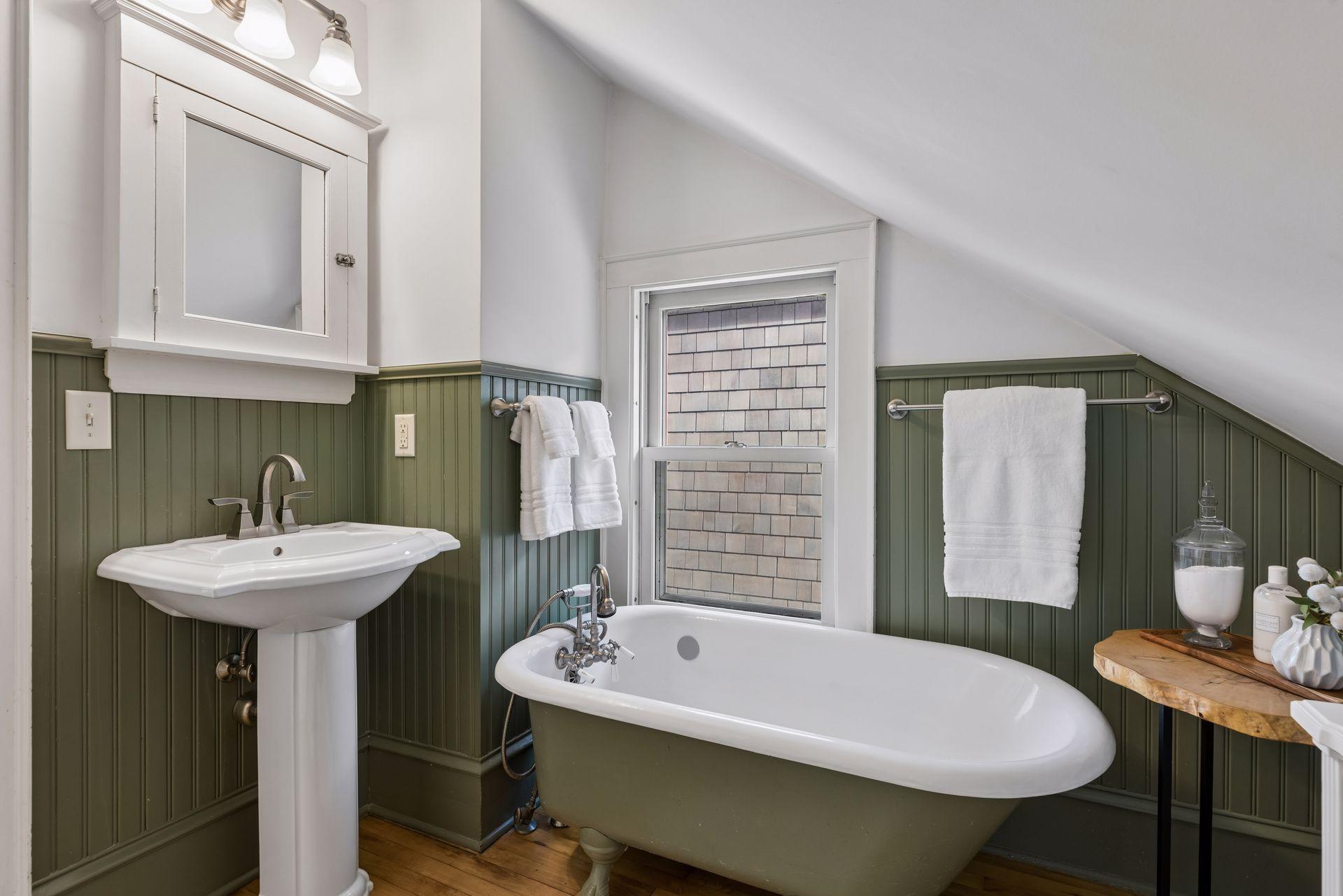 Soaking tub offers ultimate relaxation