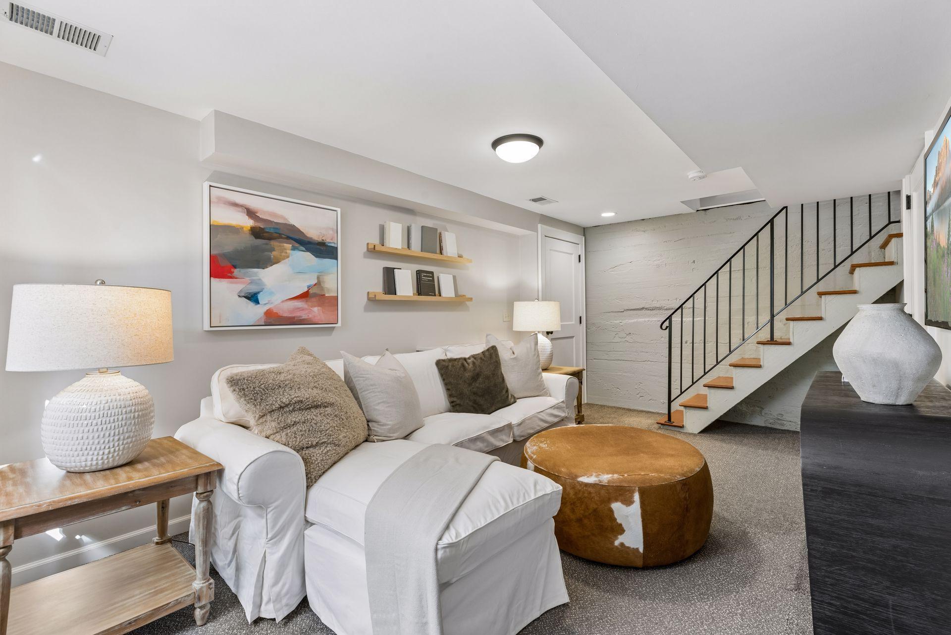 Lower level family room