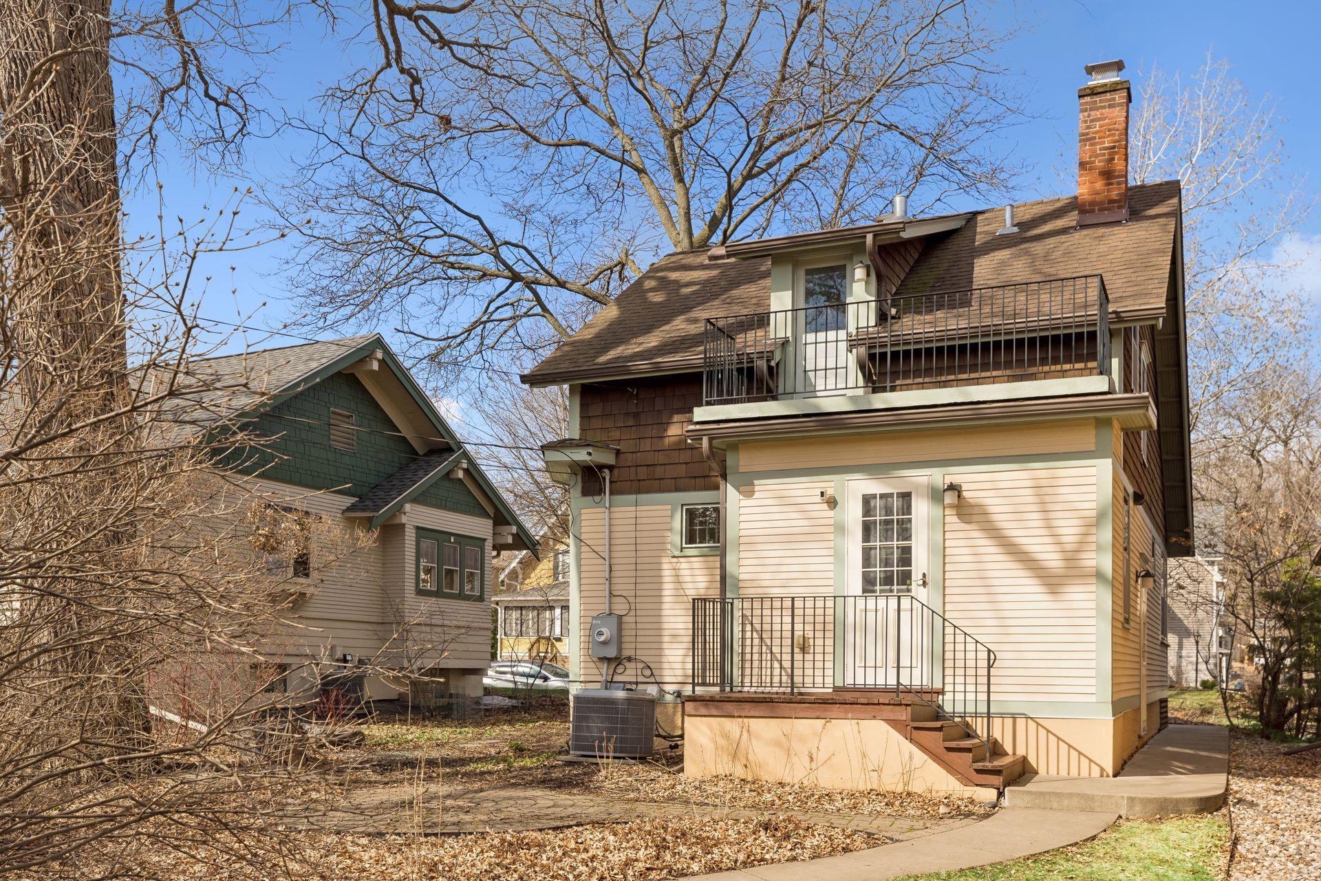 Looking toward rear of the home from the garage