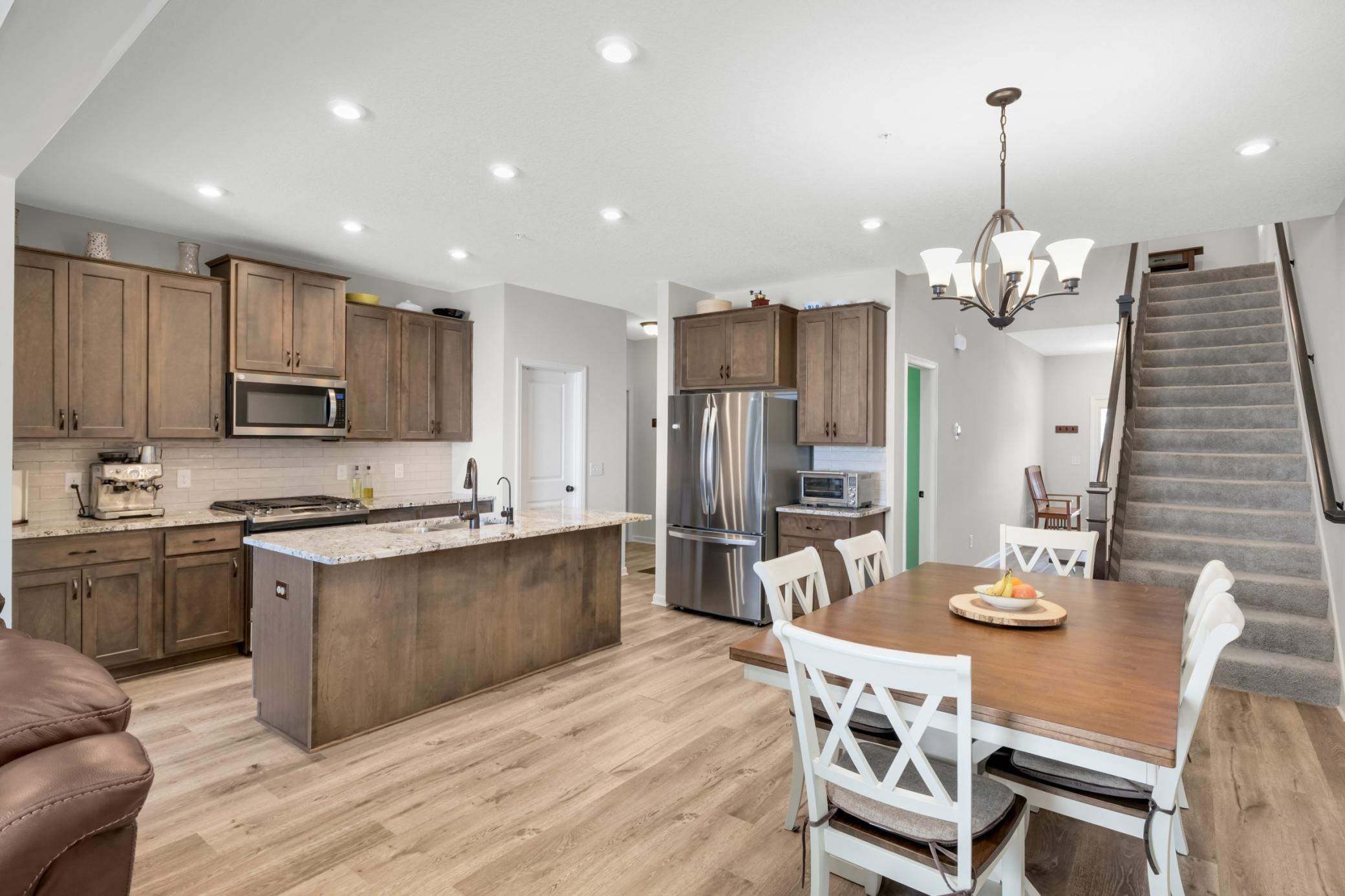 large open concept kitchen