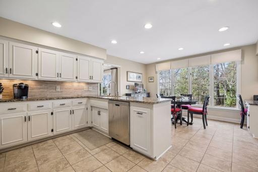 Beautiful Tile Flooring and Granite Countertops plus a built-in Trash Bin!