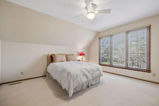 2nd Bedroom w/fan/light and a large organized closet