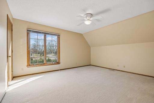 Oversized 3rd Bedroom w/fan/light and two closets