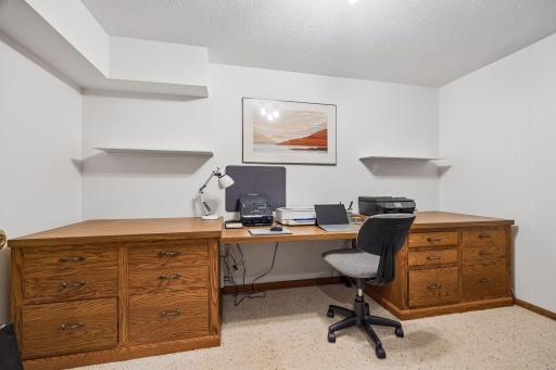 LL Office or Sewing Room includes a custom built desk!