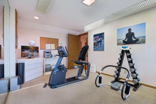 LL Exercise Room has a full mirrored wall-perfect for workouts or dance practice!