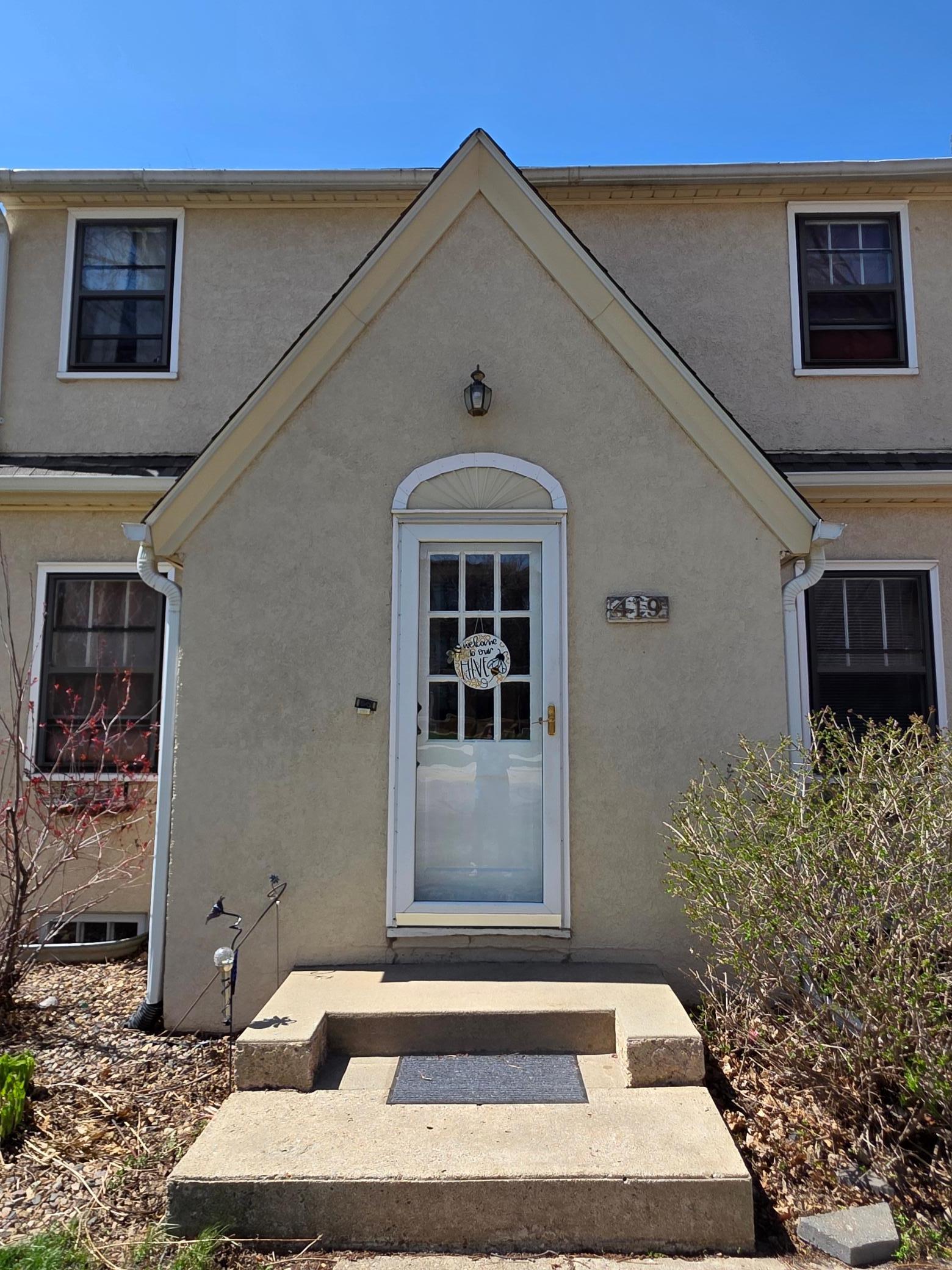 Eye-catching front door