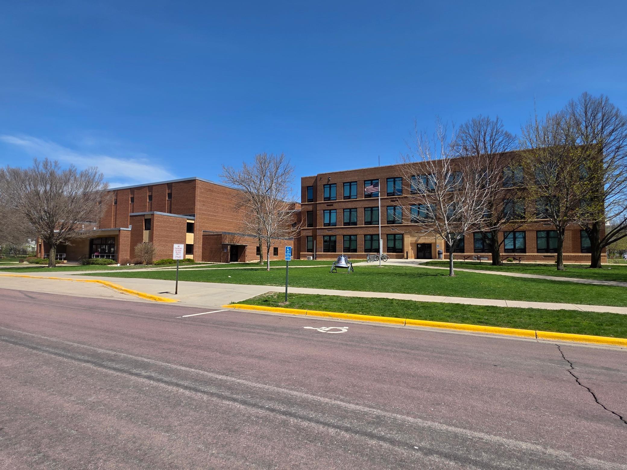 Mountain Lake School across the street