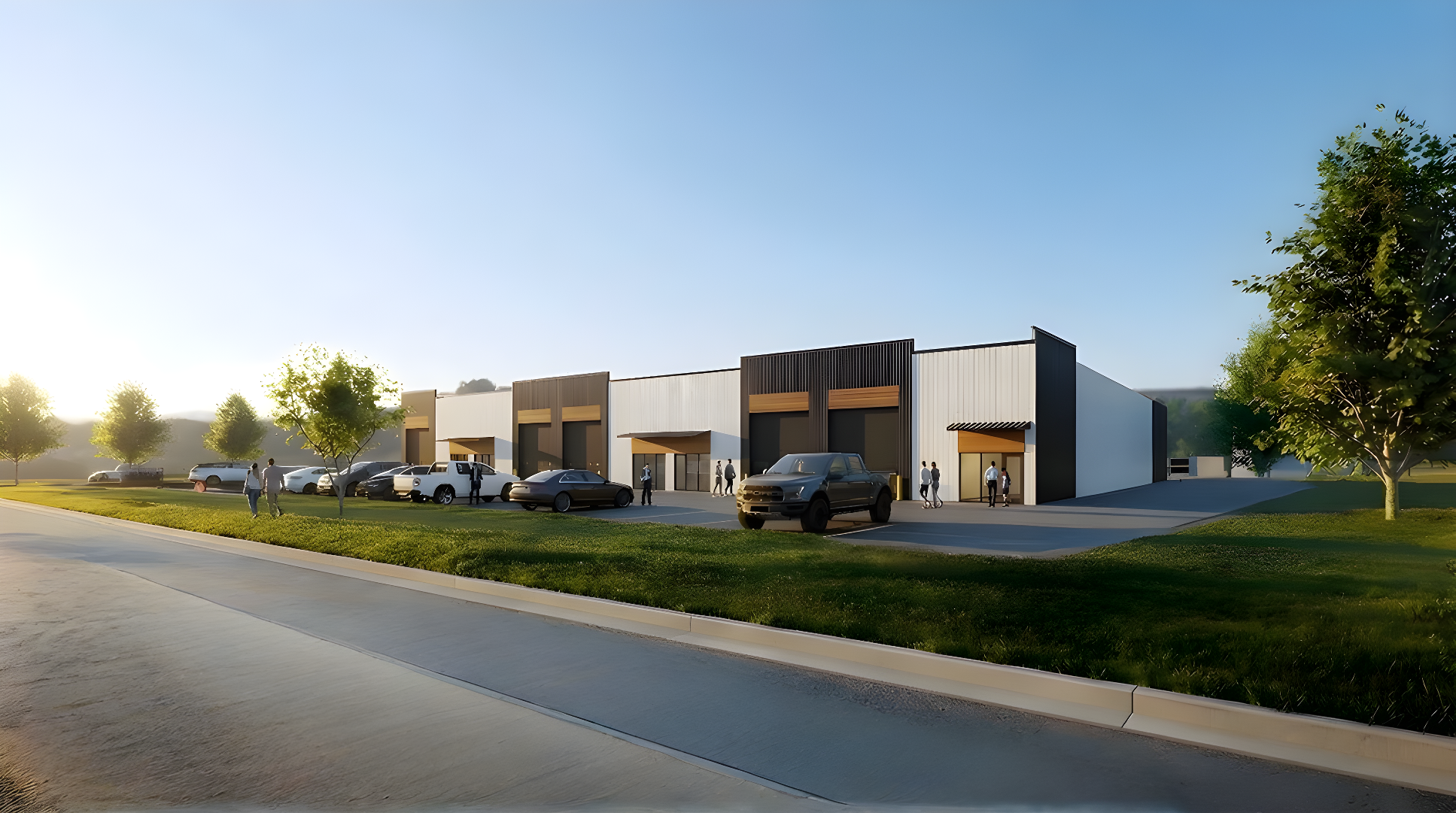 Exterior Renderings - NE Corner of 10-Unit Building