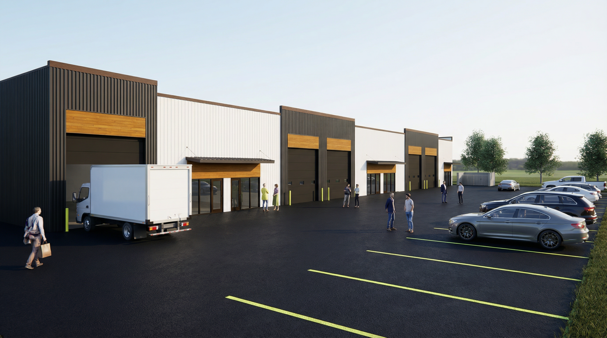 Exterior Renderings - SE Corner of 10-unit