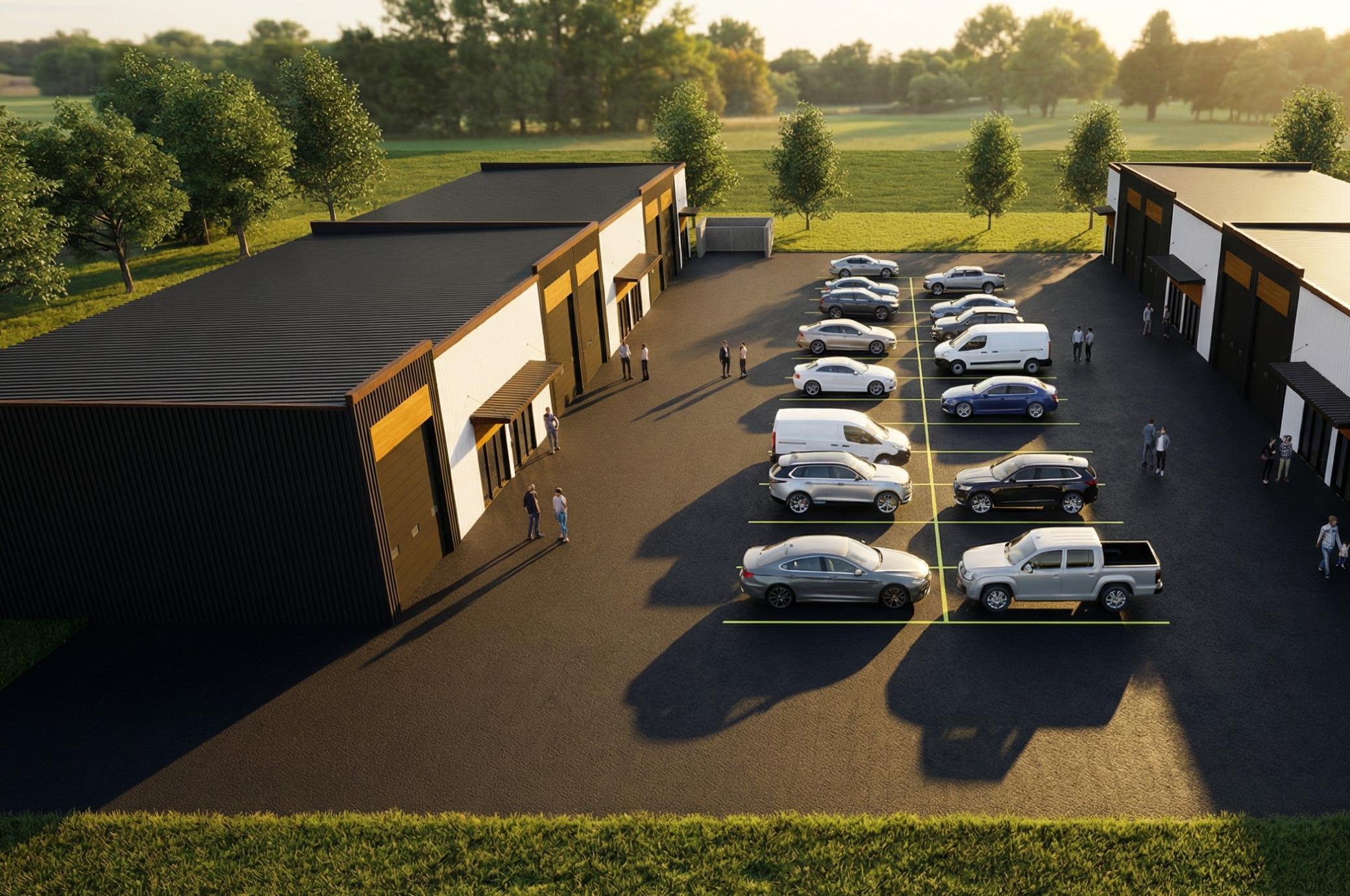 83 total parking spaces available