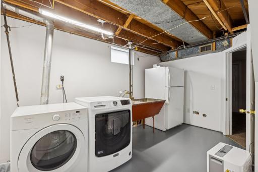 Large utility and laundry room - sellers have had mechanicals inspected and serviced by Bonfe annually since 2021