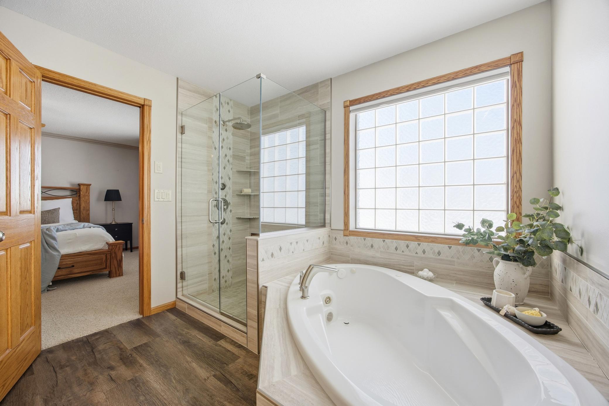 Master Tub + Shower