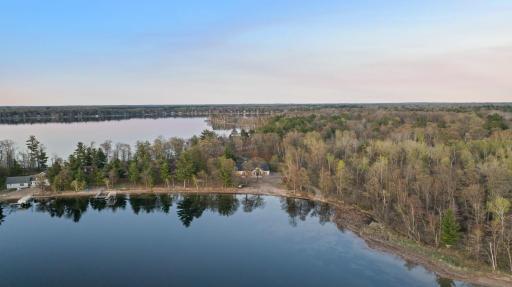 Two lakes - Little Lake Hubert and Gladstone Lake