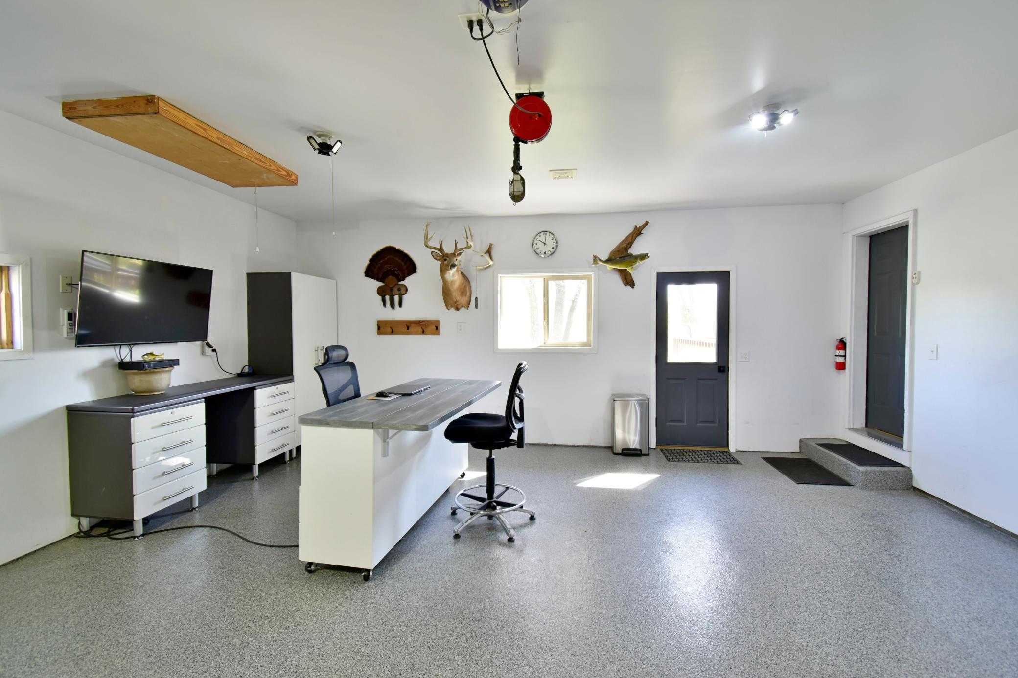 Attached Finished Garage