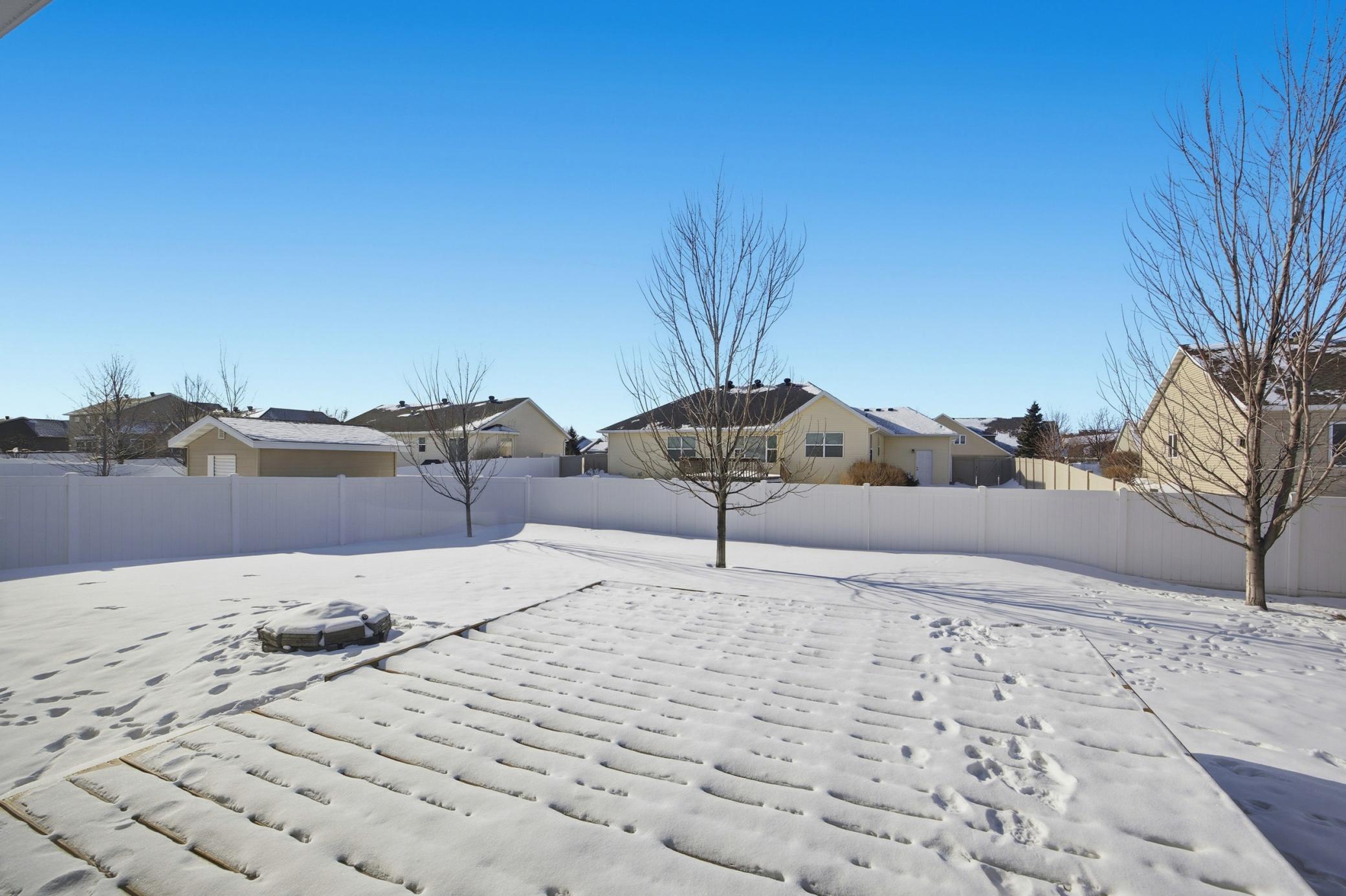 Fully Fenced Backyard with Deck, Firepit & Patio