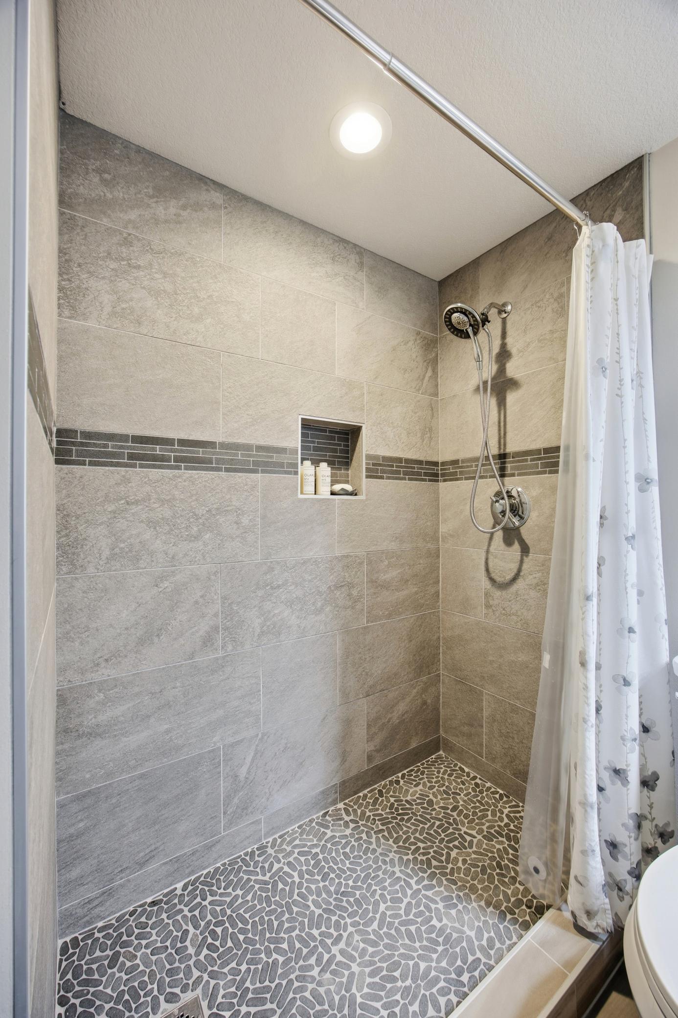 Custom Tile Shower Lower Level