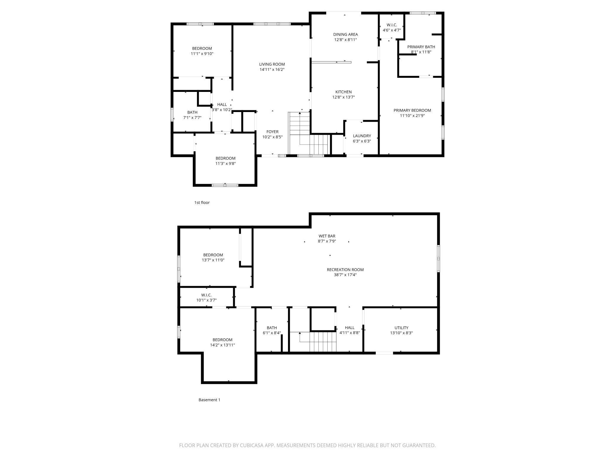 Main & Lower Level Layout