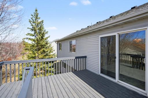 Another view of the deck. The roof was replaced in 2014.