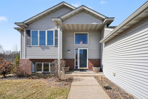 Welcome to 29602 Shoreview Circle in the desirable Lake Country Estates neighborhood. Your guests will be greeted by this welcoming covered front porch.
