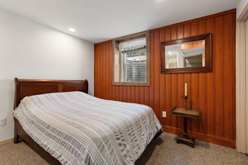 The lower level bedroom.