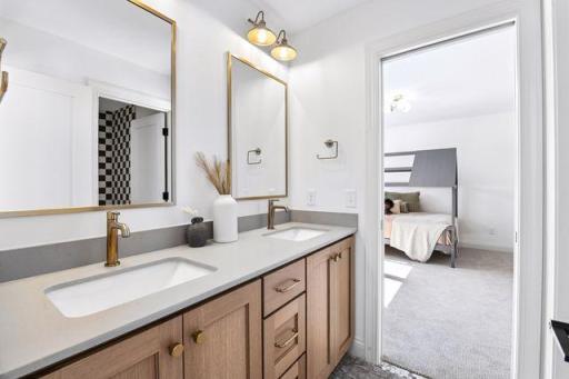 Upper level bedroom 2 and 3 Jack and Jill bath