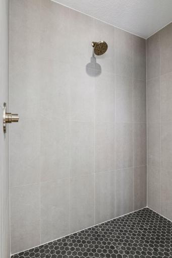 Upper level owner's suite bath walk in shower