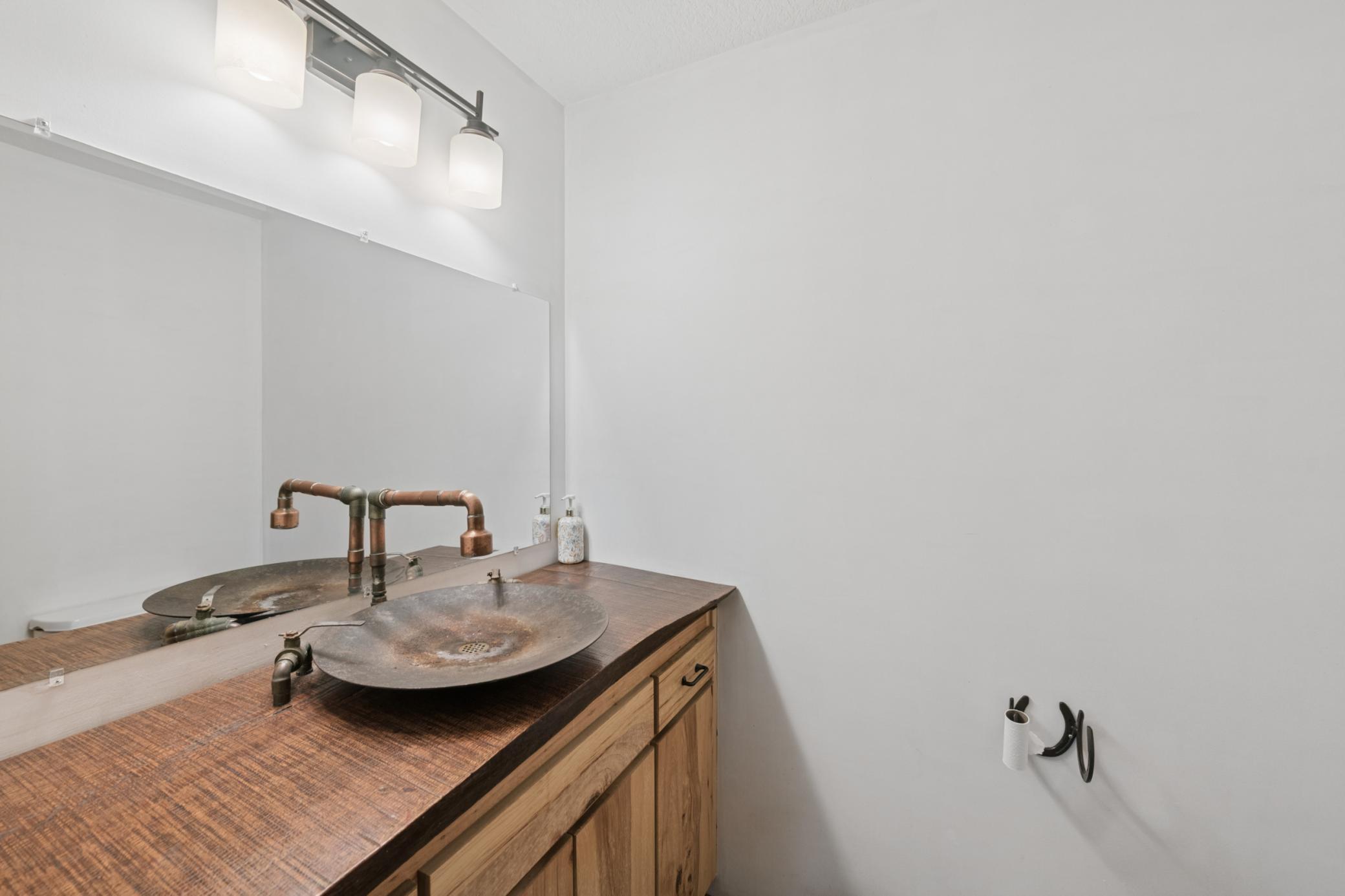 Main floor half bath.