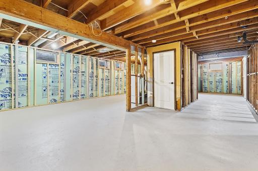 Now with added vapor barrier - this will make an amazing family room/amusement area