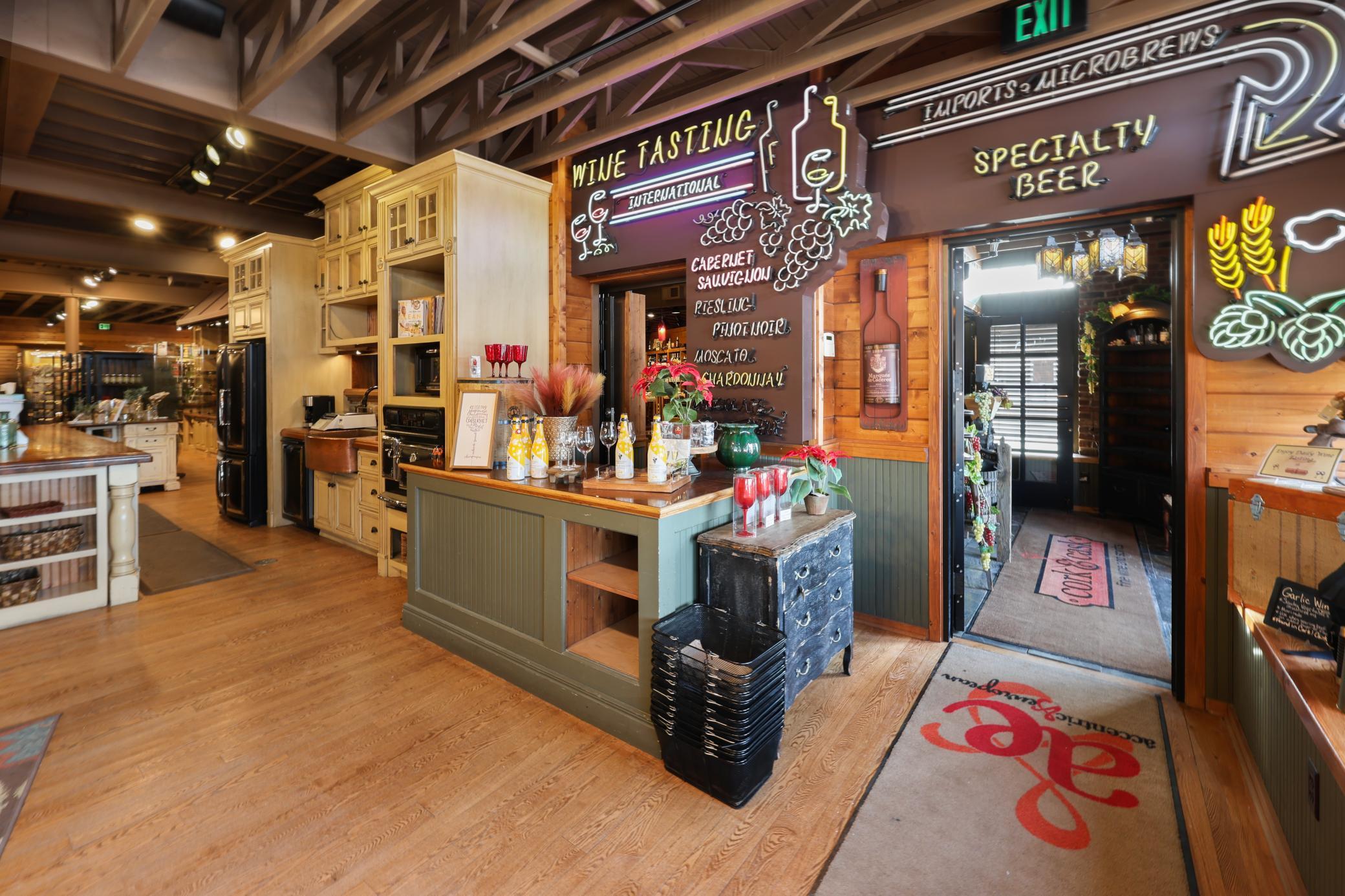 Open to another room