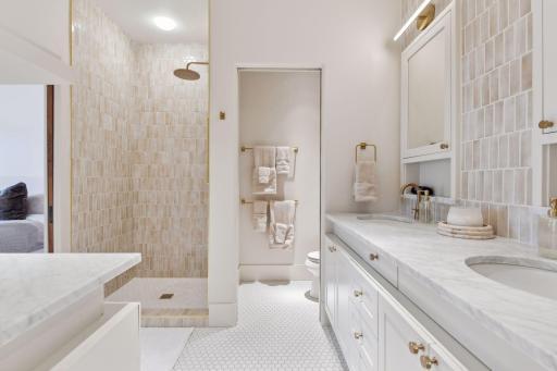 High end tile, countertop and finishes