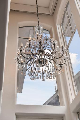 Upgraded Restoration Hardware Chandelier