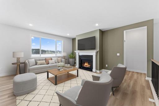 Living Room (Virtually Staged) (Example of a previous home)